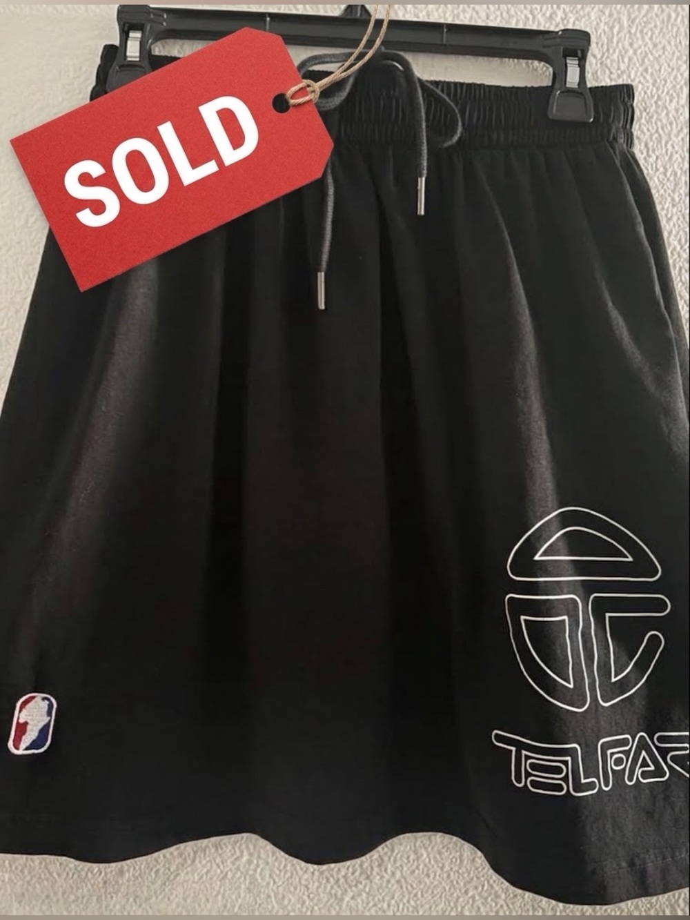 Telfar Athletic Sweatshirt Mini Skirt w/White Logo. Luxury Athleisure Streetwear